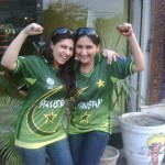 Pakistani Girls in Cricketers Dress