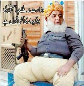Funny Fazal ur Rehman Pic